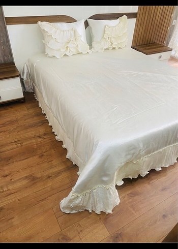 Ekru Yatak Örtüsü - Görsel 3