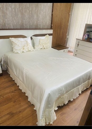 Ekru Yatak Örtüsü - Görsel 7