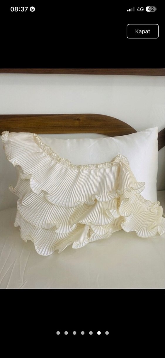 Ekru Yatak Örtüsü - Görsel 5