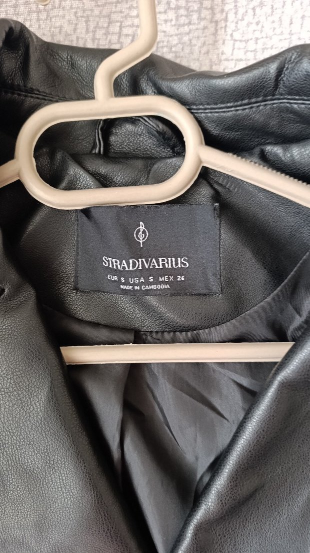 Siyah Deri Biker Ceket - Görsel 2