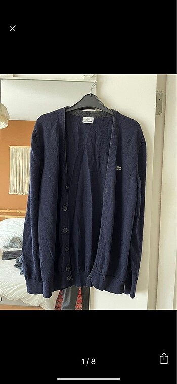 Lacoste hırka yün