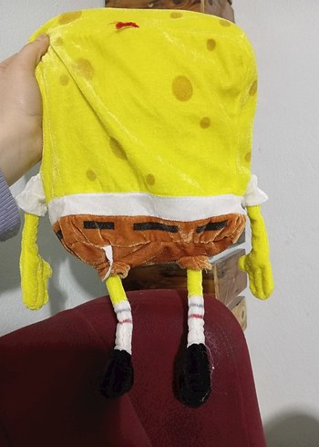 Sünger Bob Sarı Peluş Oyuncak - Görsel 4