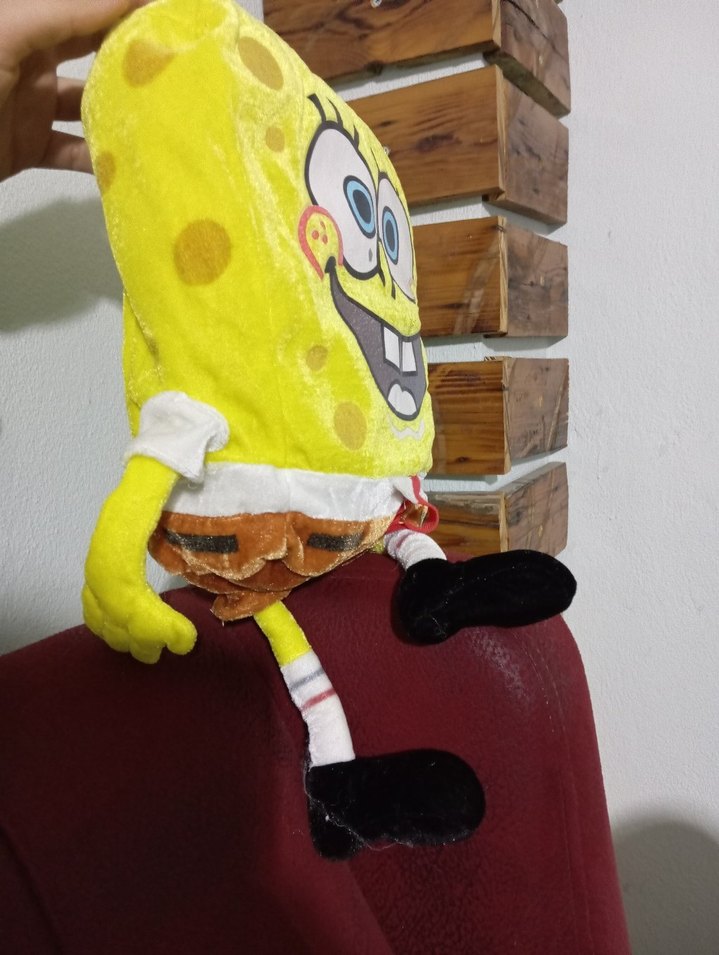 Sünger Bob Sarı Peluş Oyuncak - Görsel 5