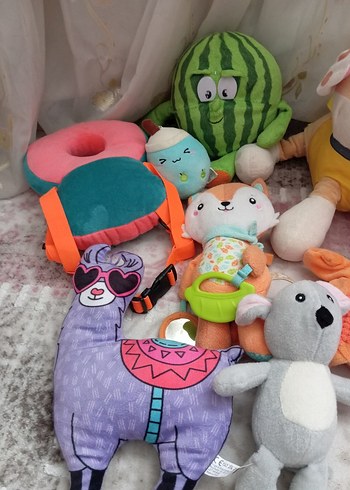 Renkli Peluş Oyuncak Seti - Görsel 2