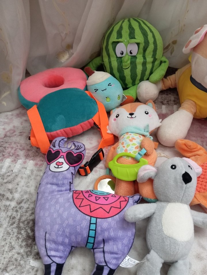 Renkli Peluş Oyuncak Seti - Görsel 2