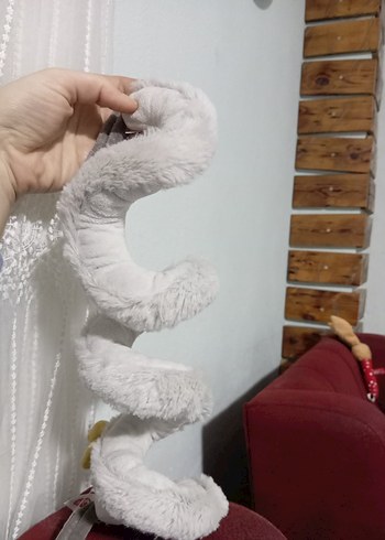 Gri Fil Figürlü Peluş Oyuncak - Görsel 4