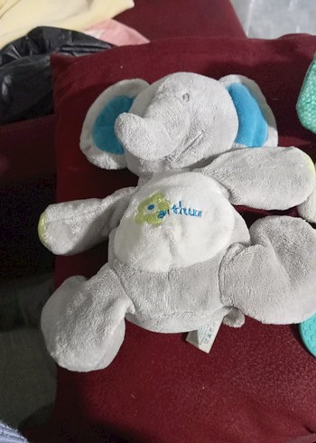 Gri Fil Figürlü Peluş Oyuncak - Görsel 13