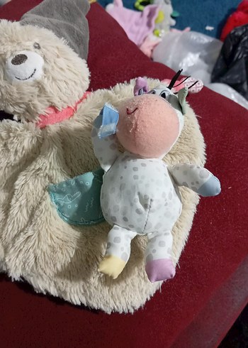 Gri Fil Figürlü Peluş Oyuncak - Görsel 7