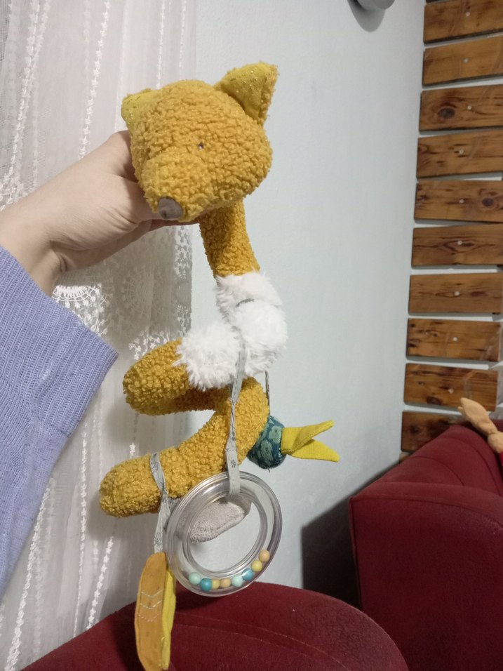 Gri Fil Figürlü Peluş Oyuncak - Görsel 5