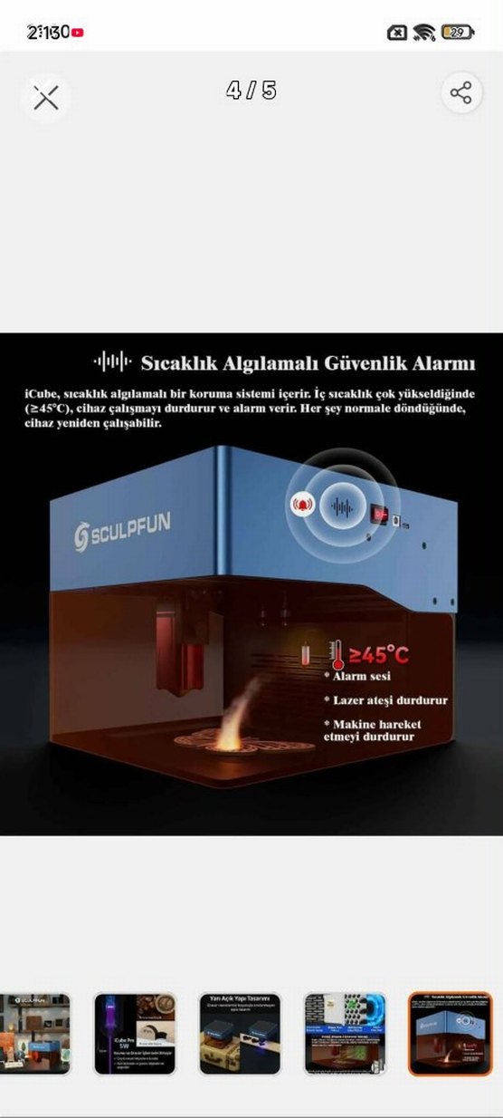 #lazerkesim #lazergravür #sculpfun - Görsel 2