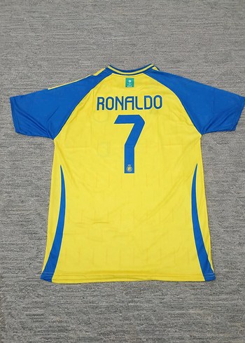 Adidas Ronaldo 7 Sari Mavi Futbol Formasi