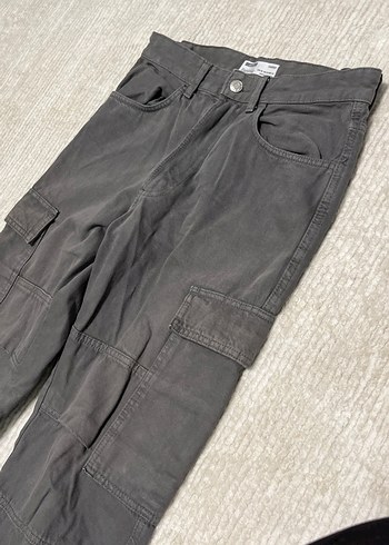 Gri Kemerli Rahat Kesim Erkek Kot Pantolon - Görsel 5