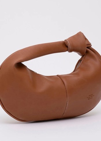 Kahverengi Deri Kadın El Çantası - Görsel 4