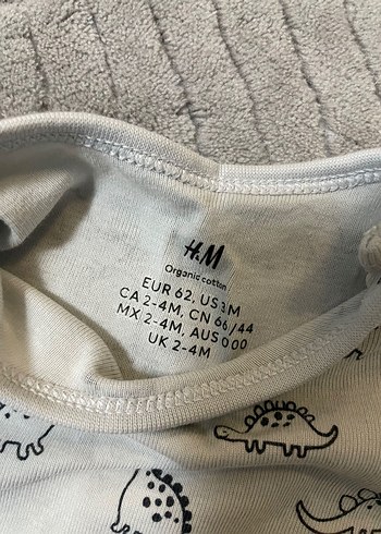 Dinozor Desenli Kısa Kollu Bebek Body - Görsel 2