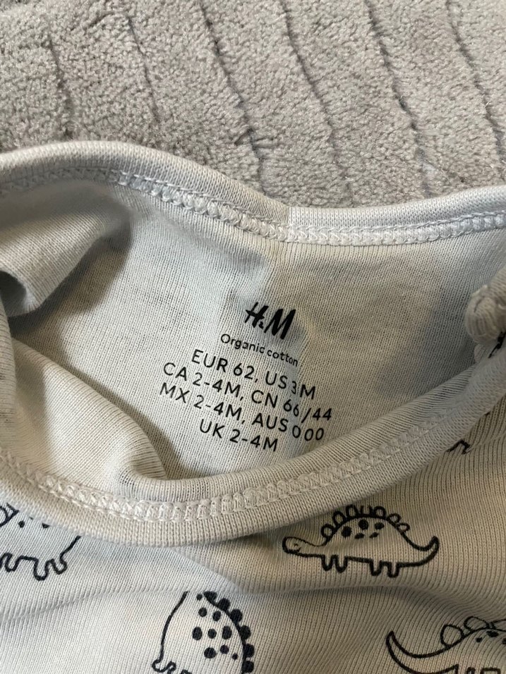 Dinozor Desenli Kısa Kollu Bebek Body - Görsel 2