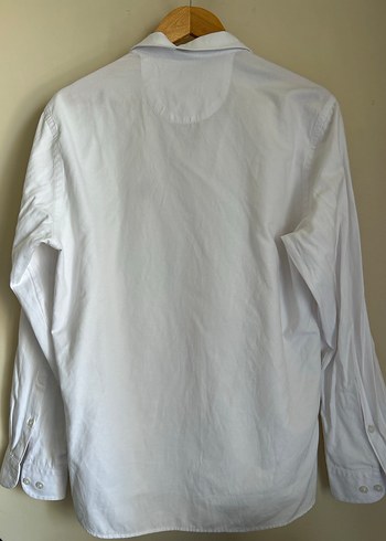 Us.Polo.Assn. Erkek Beyaz Uzun Kollu Gömlek - Görsel 4