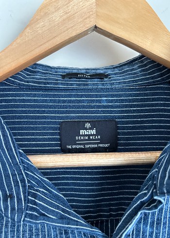 Mavi Erkek Gömlek - Görsel 3