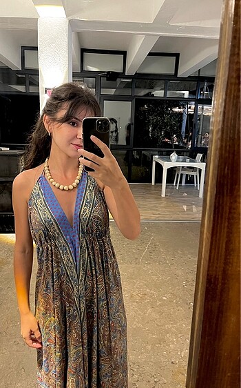 Robin Etnik deden yaz elbisesi