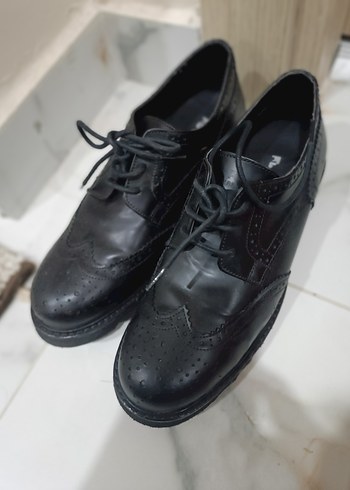 Orjinal Lumberjack Siyah Klasik Bağcıklı Deri Ayakkabı - Görsel 3
