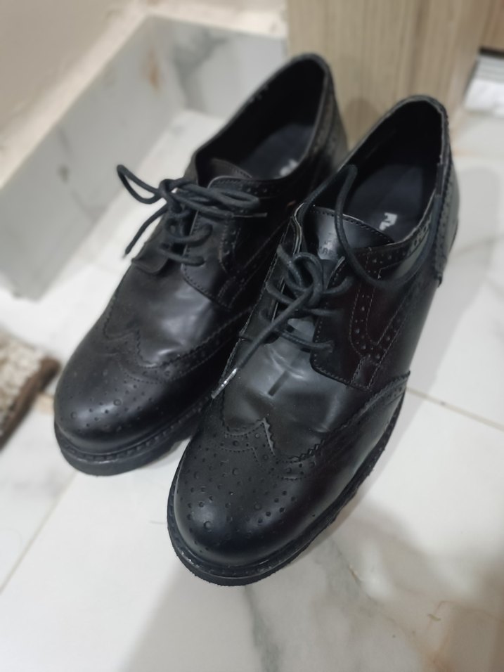 Orjinal Lumberjack Siyah Klasik Bağcıklı Deri Ayakkabı - Görsel 3