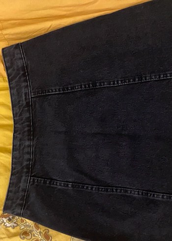 Düğmeli Siyah mini etek xs - Görsel 3