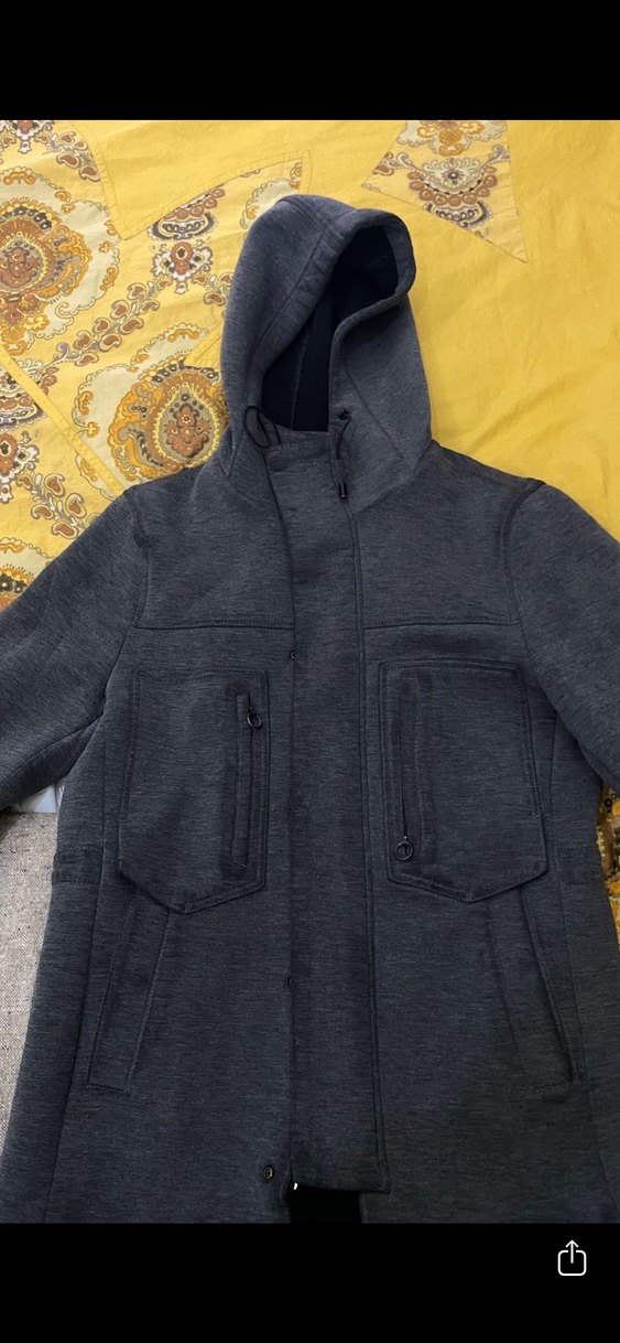 Gri Fermuarlı zara kaban unisex - Görsel 2