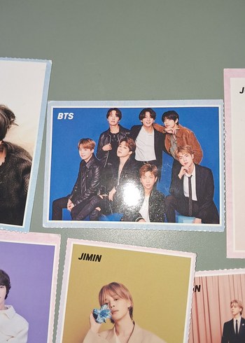 BTS Üyeleri Temalı Kart Seti - Görsel 2