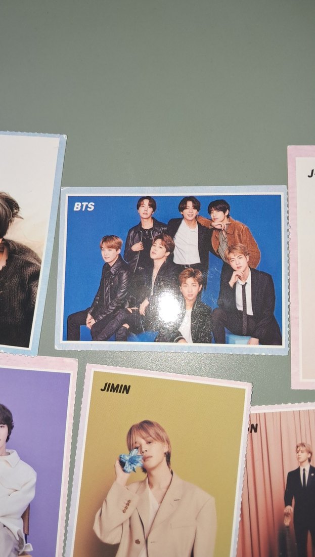 BTS Üyeleri Temalı Kart Seti - Görsel 2