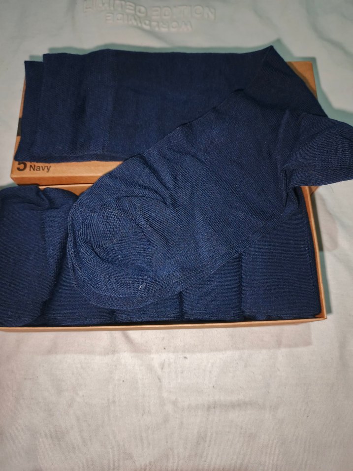 Erkek Lacivert Desenli Çorap Seti - Görsel 3