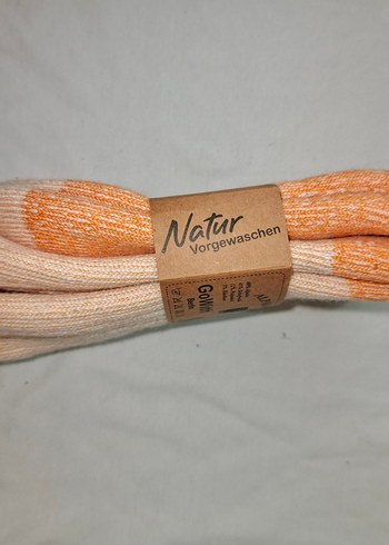 Bej Desenli Midi Erkek Çorabı - Görsel 2