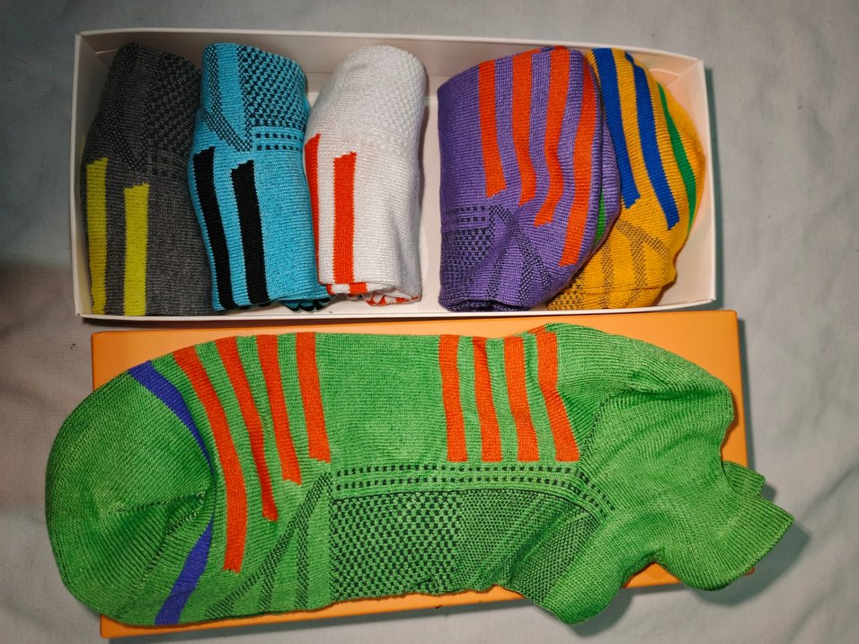 Çok Renkli Baskılı Çoraplar - Görsel 4