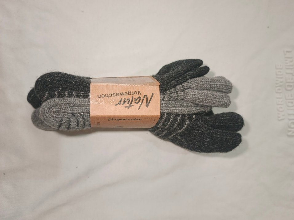 Gri Alpaka 2 li Yün Erkek Çorap - Görsel 2