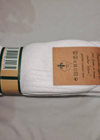 GoWith Beyaz Pamuklu 4 lü Erkek Çorap - Görsel 3