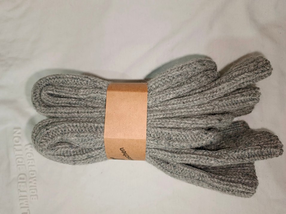 Gri Erkek Midi Çorap 2 li - Görsel 2