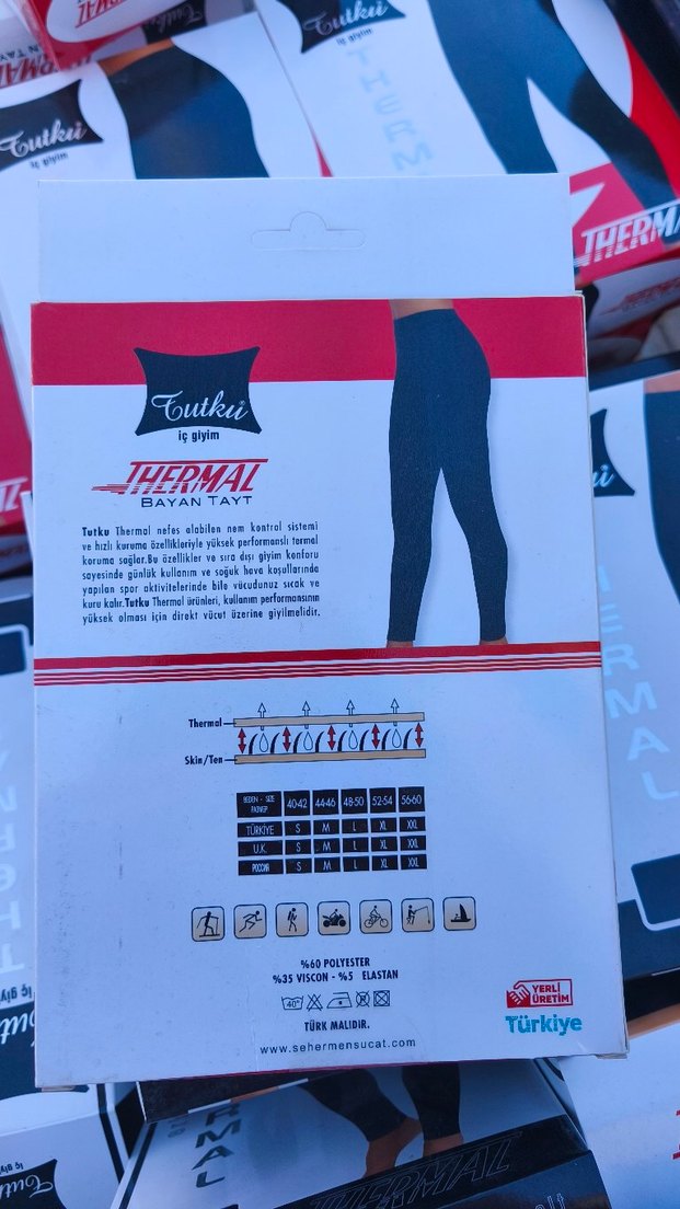 tutku Termal Bayan Tayt - Orta Boy, Esnek - Görsel 3