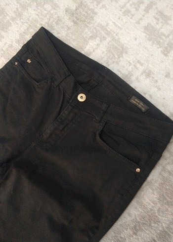 Siyah Kadın Strech Pantolon - Görsel 5