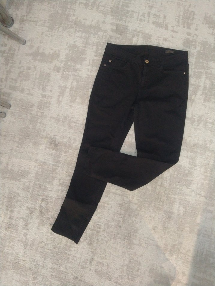 Siyah Kadın Strech Pantolon - Görsel 4