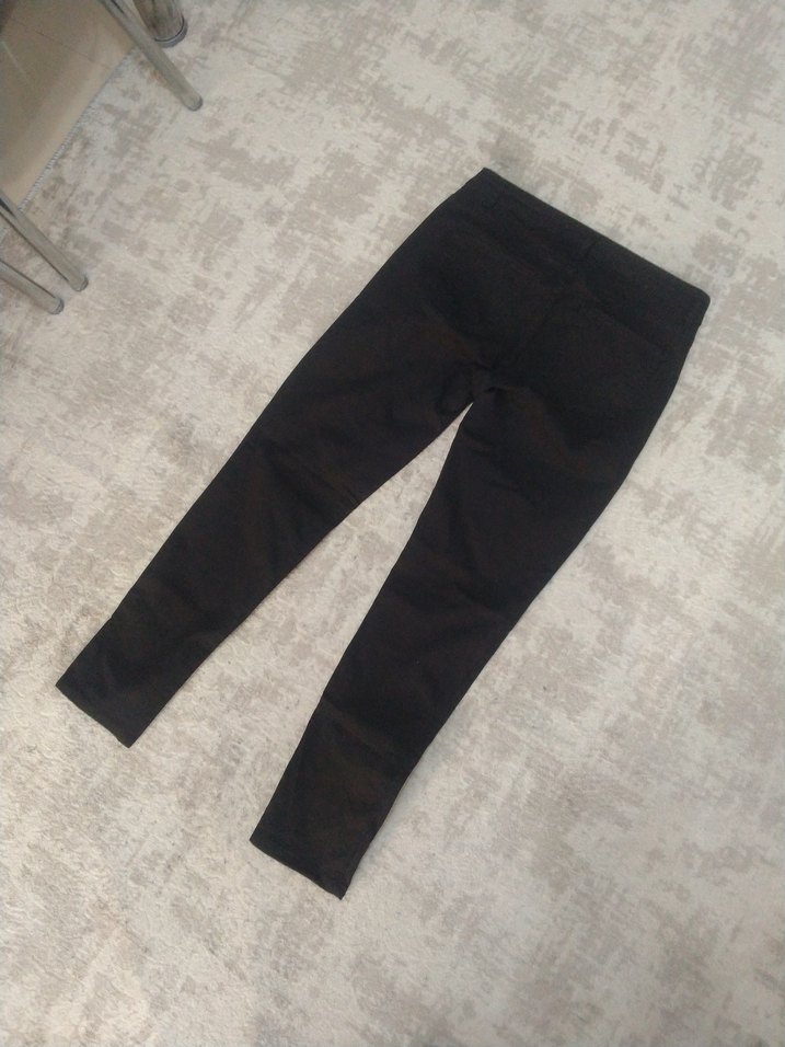 Siyah Kadın Strech Pantolon - Görsel 3