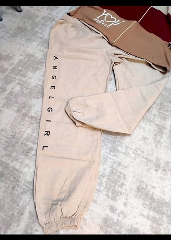 Kadın Bej Kapüşonlu Fermuarlı Eşofman Takımı - Görsel 3