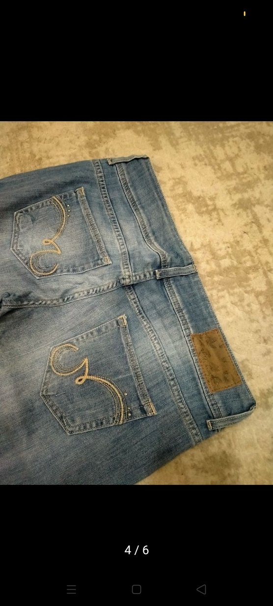 Gri Tonlu Mavi Kadın Denim Pantolon - Görsel 4