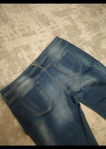 Kadın Mavi Skinny Denim Pantolon - Görsel 5