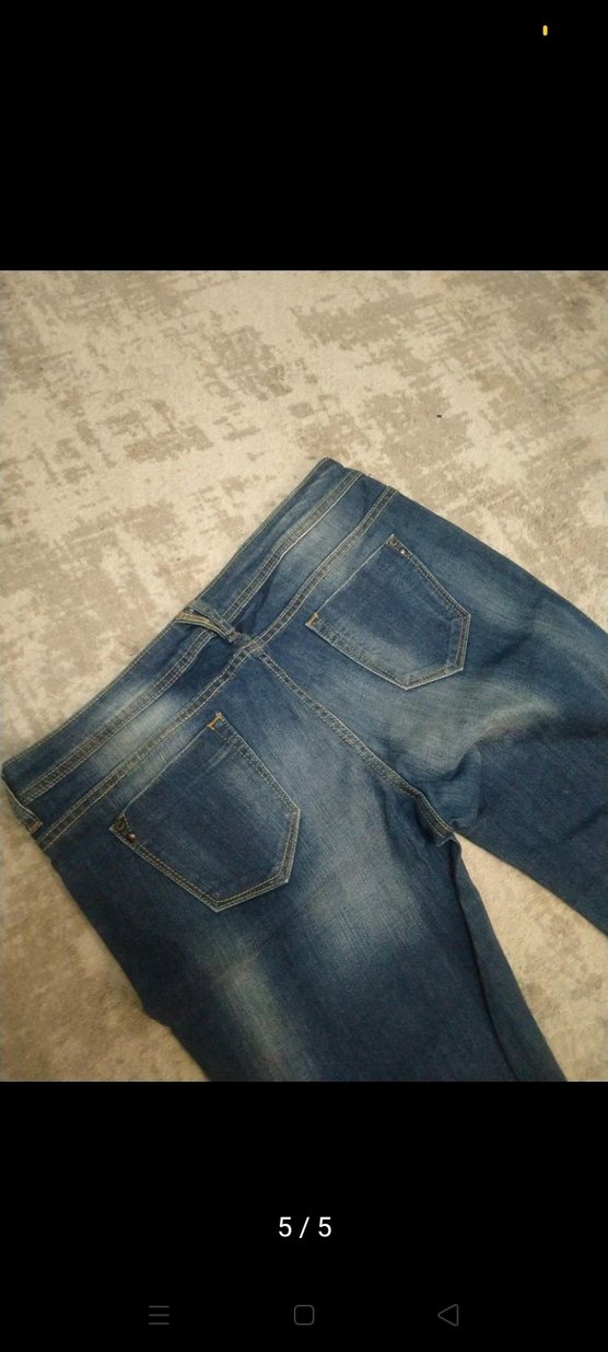 Kadın Mavi Skinny Denim Pantolon - Görsel 5