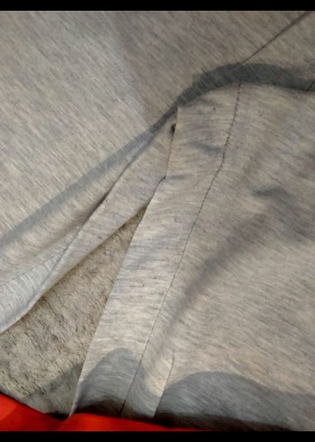 Gri Nakışlı Uzun Kollu Rahat Kadın Pijama Takımı - Görsel 5