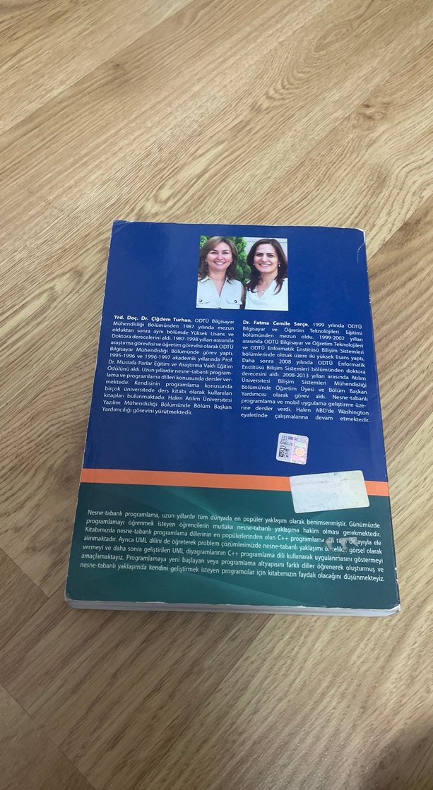 C++ Nesne Tabanlı Programlama 2. Baskı - Görsel 3