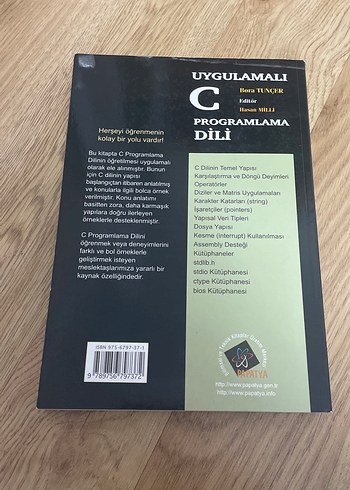 Uygulamalı C Programlama Dili - Bora Tuncer - Görsel 3