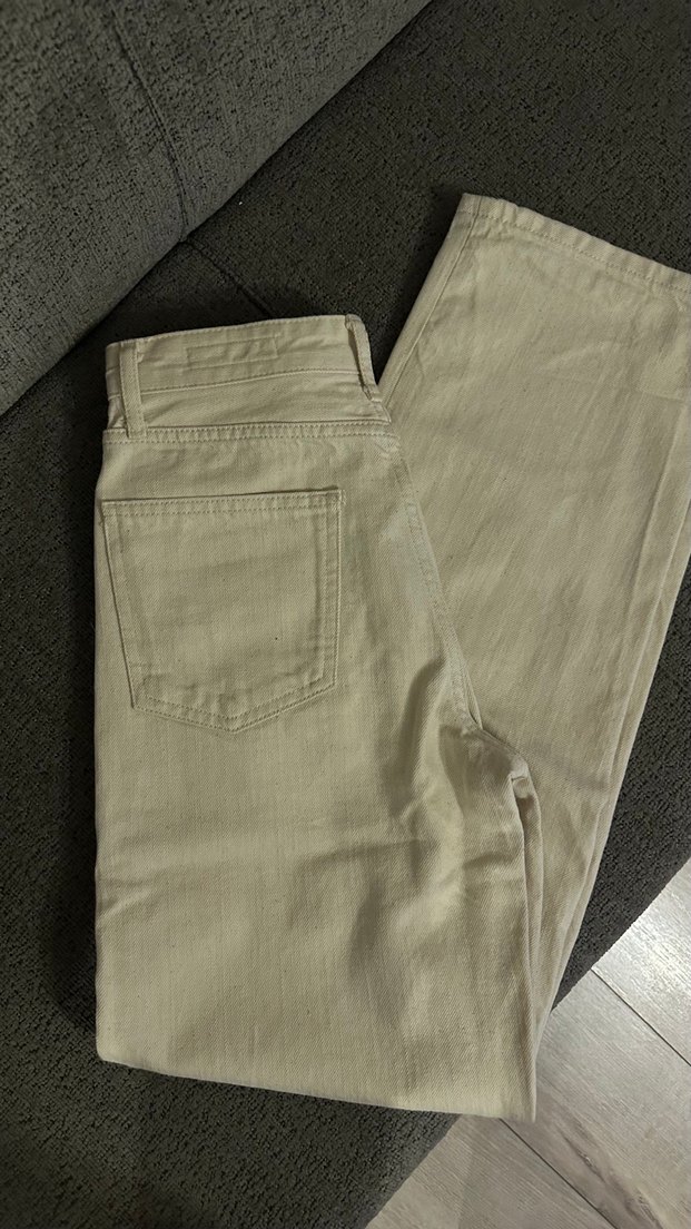 Bej ZW Wide Leg Yüksek Bel - Görsel 3