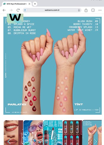 Nyx lip iv - Görsel 4