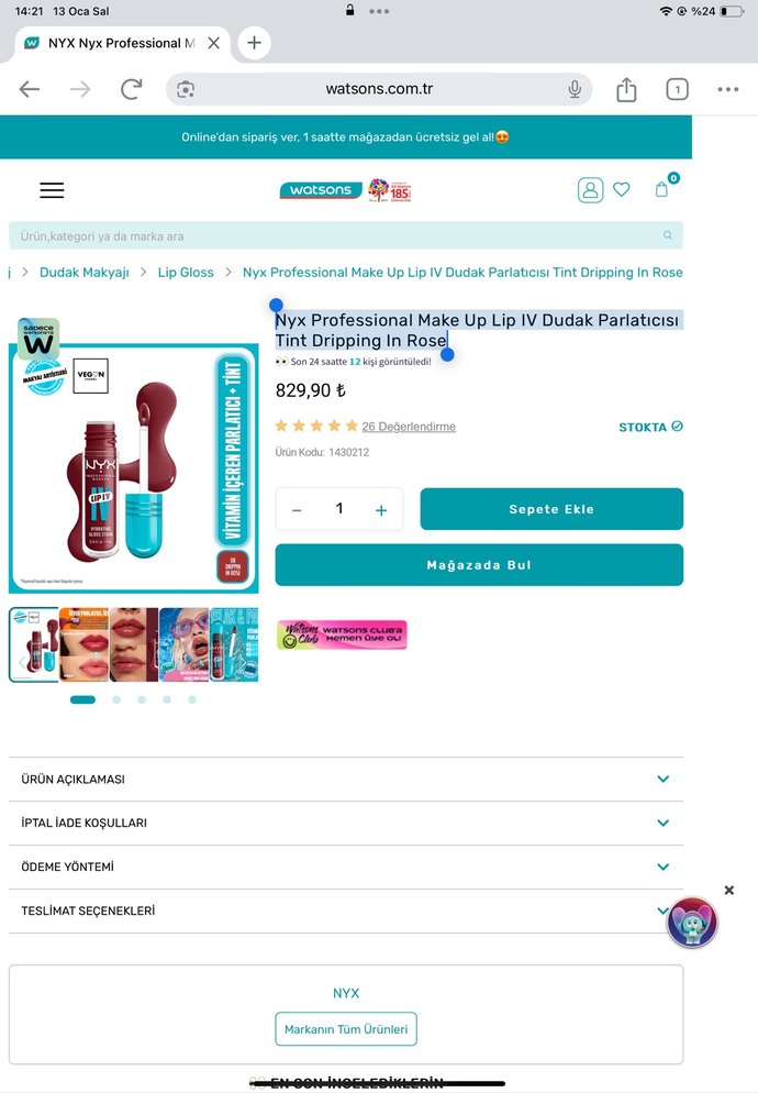 Nyx lip iv - Görsel 3