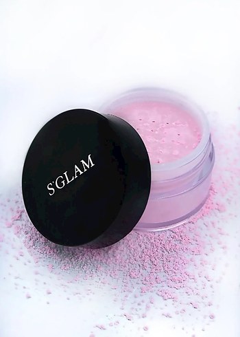 S'GLAM Pembe Transparan Pudra - Görsel 2