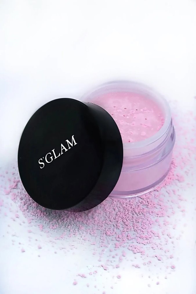 S'GLAM Pembe Transparan Pudra - Görsel 2